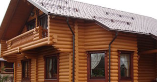 Строительство дома из оцилиндрованного бревна в Тынде - от 136656 рублей